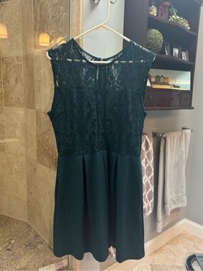 Green size 12 dress.